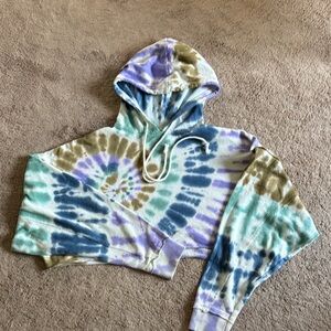Aeropostale Multicolor Tie-Dye Hoodie
